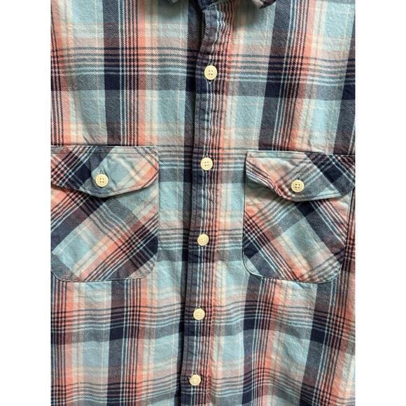 J. Crew Men's S Plaid Heavyweight Flannel Shirt - Picture 3 of 5